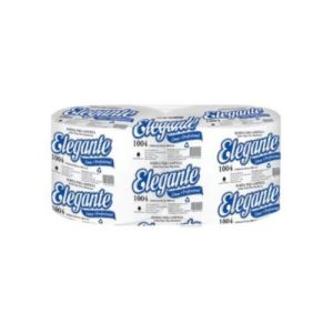 Papel en bobinas industriales Elegante, papel para limpieza, marca Elegante, 2 rollos de 19 cm, por 400 metros cada uno.