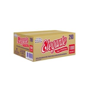 Servilletas blancas de papel Tissue, marca Elegante, cajas por 1000 unidades. Medida de cada servilleta 33 x 32 cm. Ideal para gastronómicos.