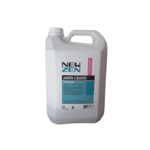 Jabón líquido para manos. Bidón de 5 Litros. Fragancias: frutos rojos y marina. Marca New Zen. Limpieza profesional.